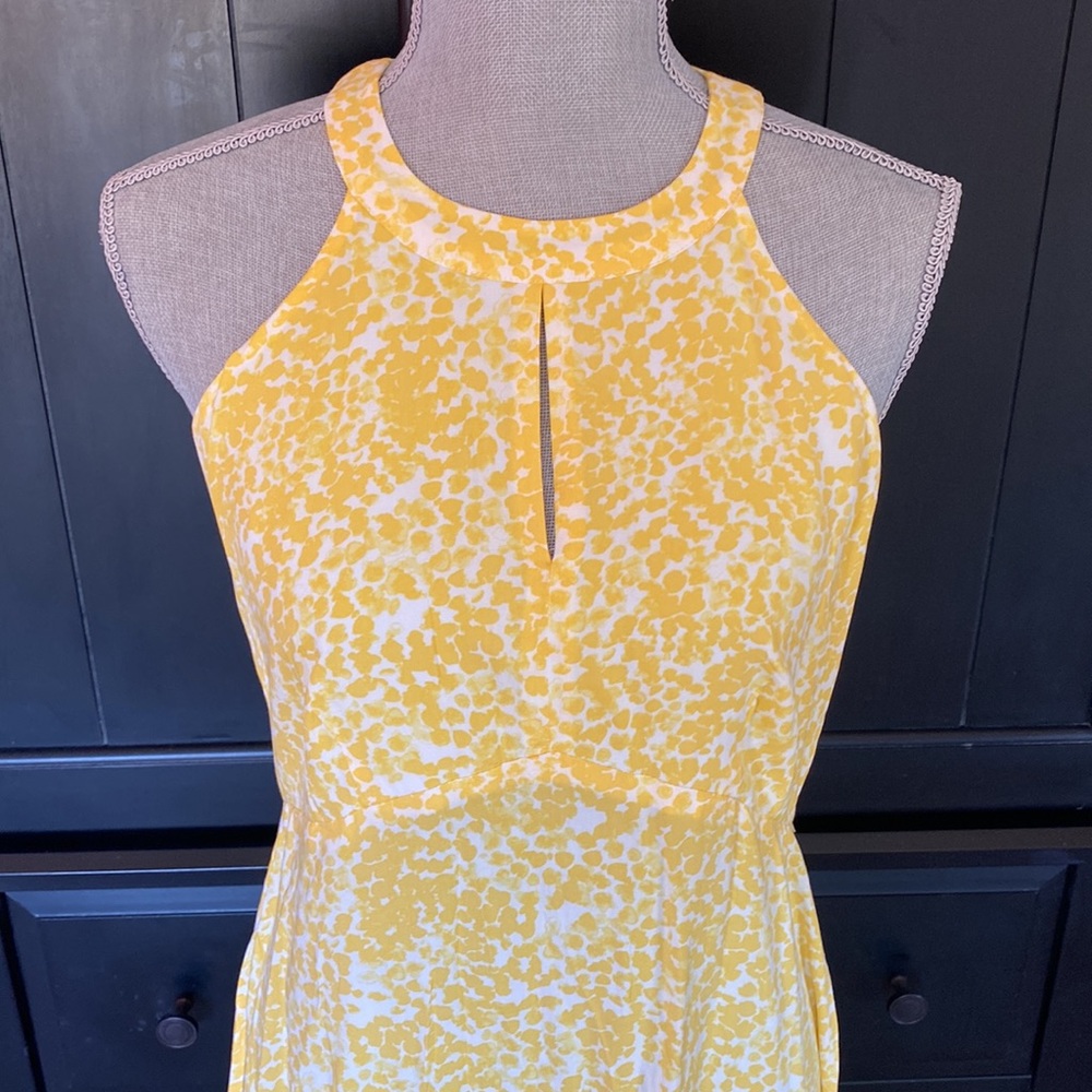 Beautiful Ann Taylor Factory halter midi dress.  NEW with tags. True size 6P